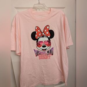 Disneyland Minnie mouse pink Tshirt size XL New w/o tags